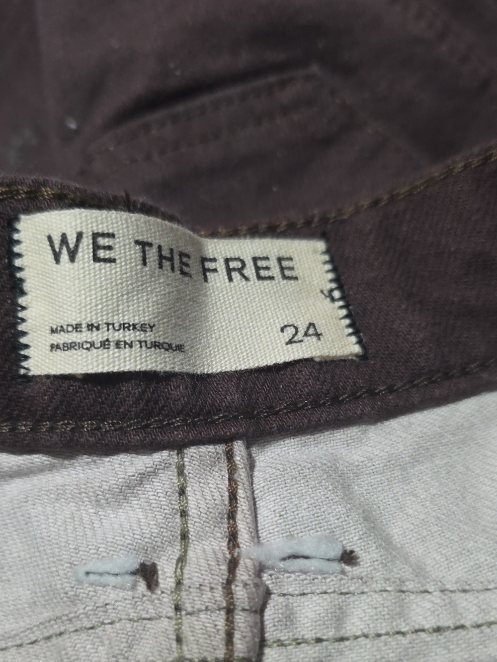 We The Free Good Luck Printed Barrel Jeans.  ***Price Is Firm*** - Picture 8 of 10